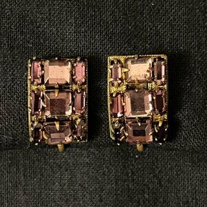 Vintage Czech Glass Earrings